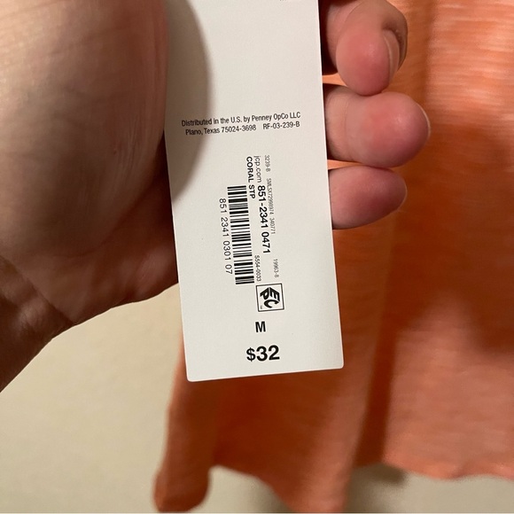 Liz Claiborne Women's Orange Top - Picture 4 of 6